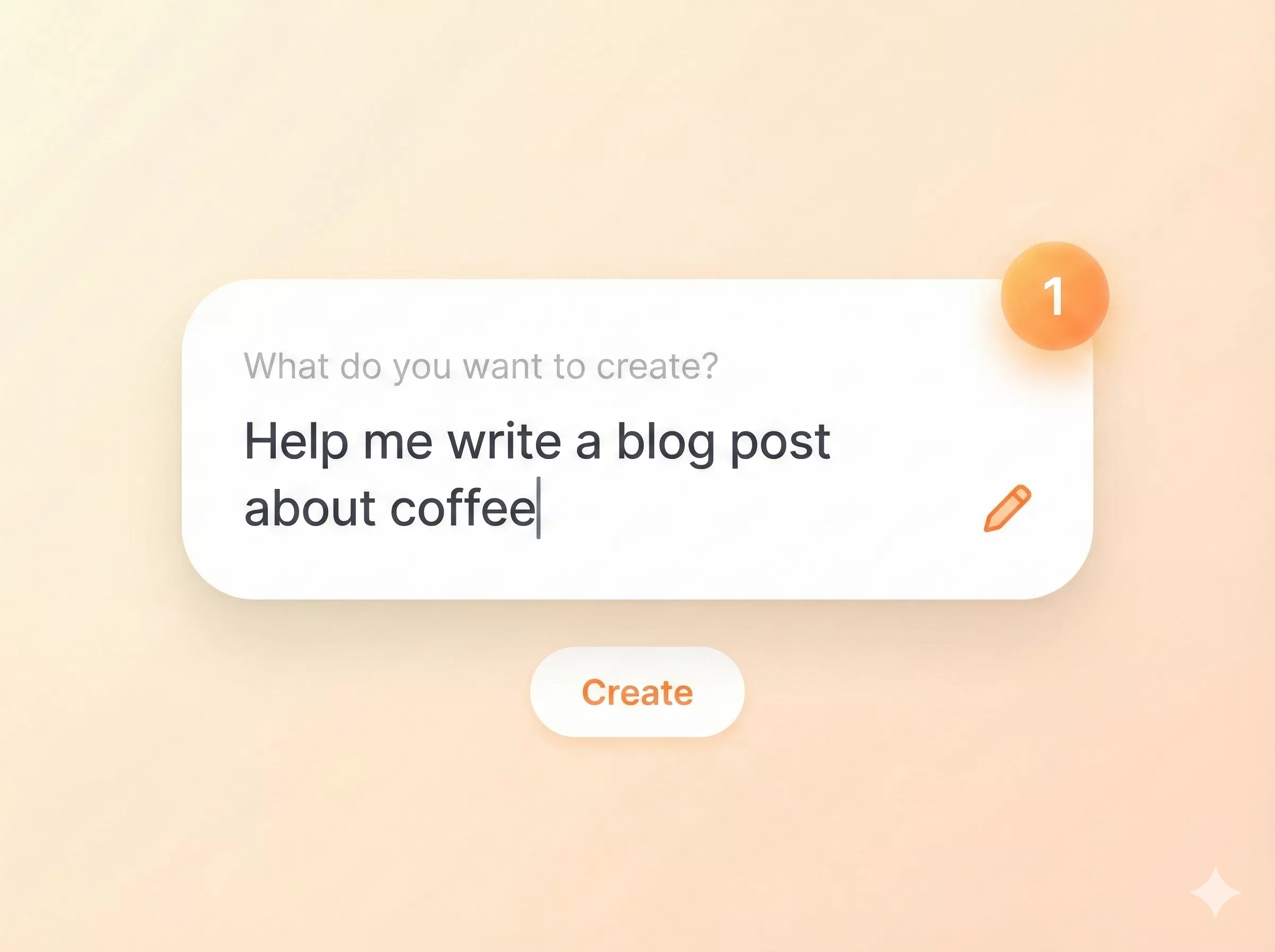 Step 1 describe what you need Claude to do